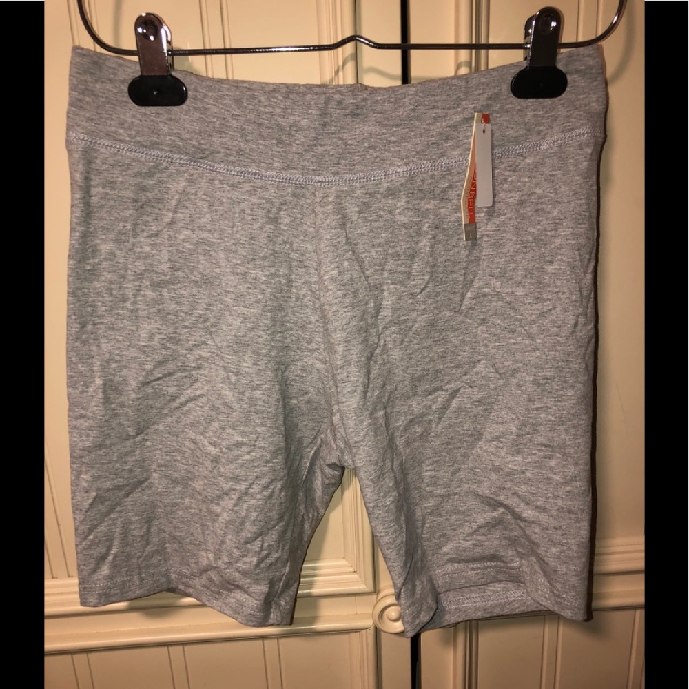 Gray biker shorts